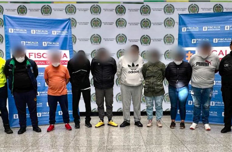 La Policía Nacional Desarticuló Grupo Delincuencia Común Organizado ‘Los Camilleros’, Fueron Capturados en Bogotá y el Municipio de El Colegio.