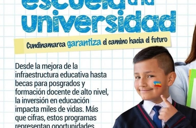 ¡Conoce los seis programas bandera de Cundinamarca!